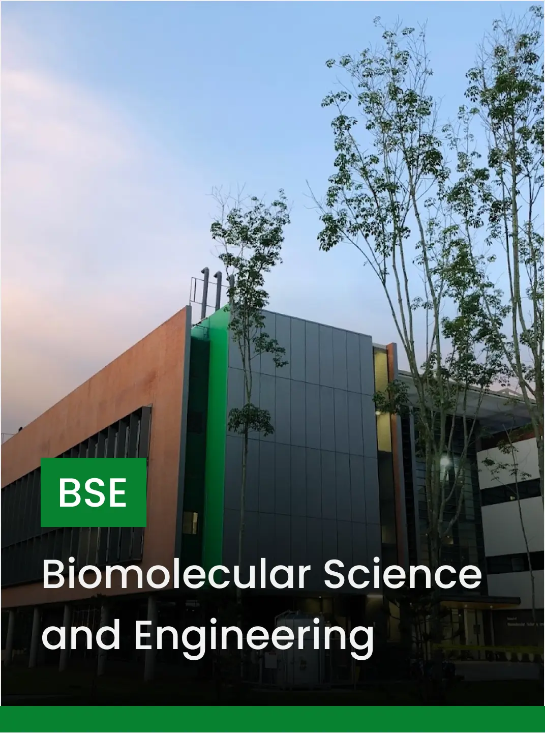 Biomolecular Science and Engineering
